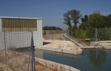 HYDROSOL Ingénierie, partiteur de canal d'irrigation