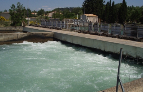 HYDROSOL Ingénierie, partiteur de Lamanon, Bouches du Rhône